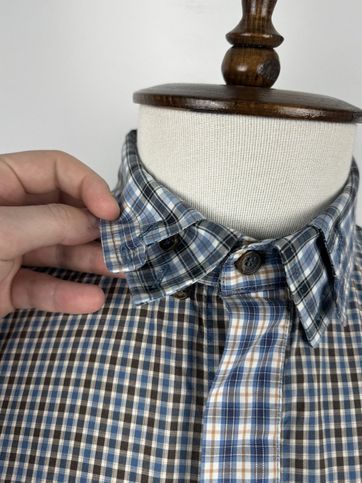 Dolce & Gabbana × Vintage Vintage Dolce Gabbana Long Sleeve Button Down Shirt size 52 Size US L / EU 52-54 / 3 - 4 Thumbnail