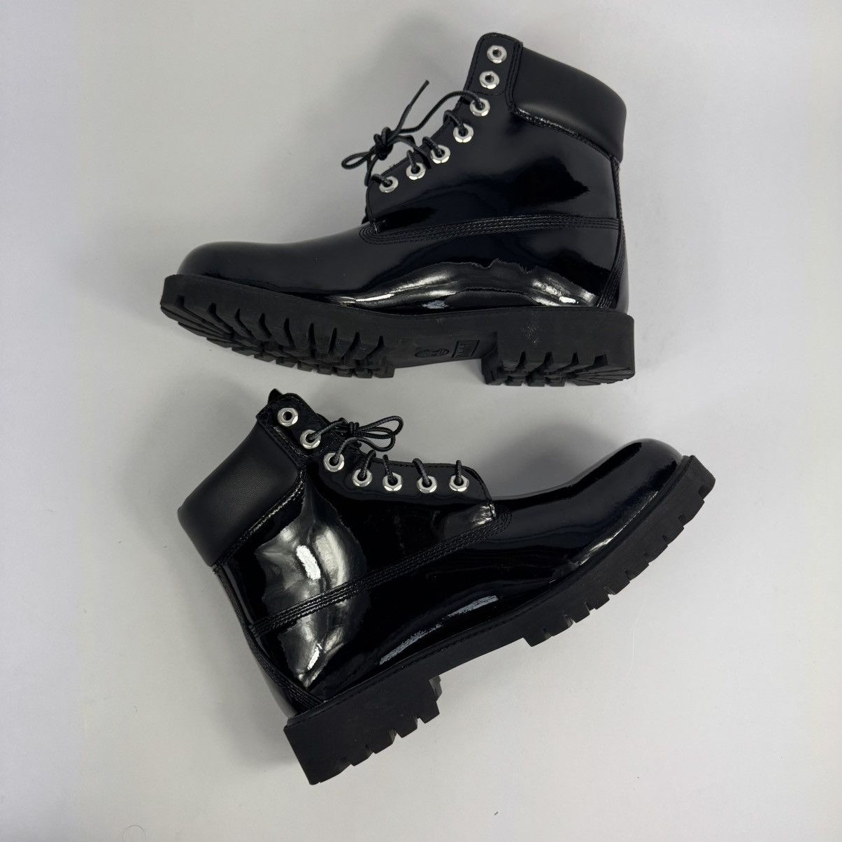 Timberland x VENEDA CARTER PATENT BLACK BOOTS Size US 8.5 / EU 41-42 - 8 Thumbnail
