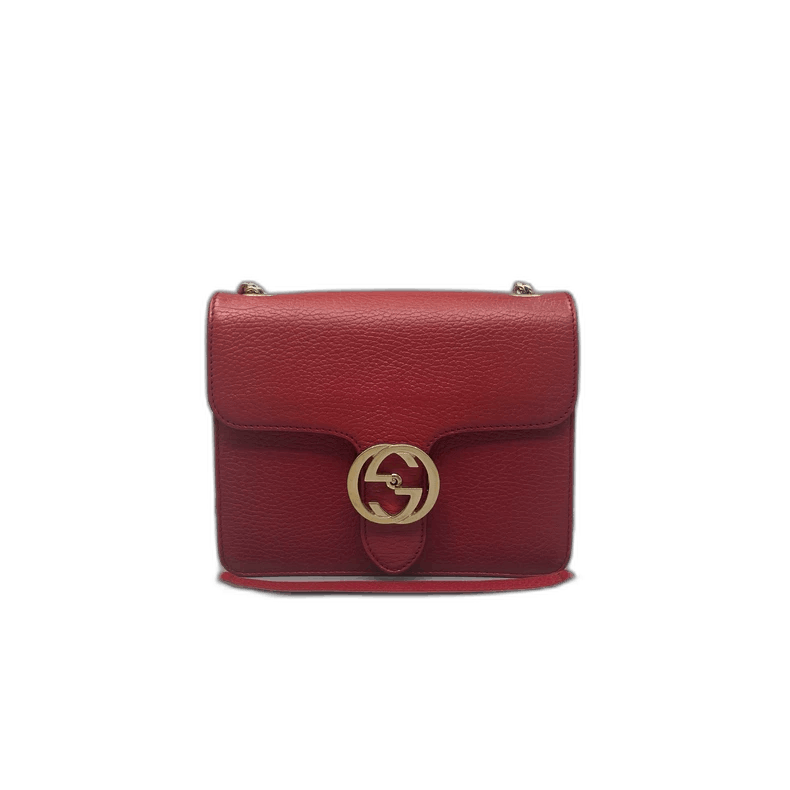Gucci Gucci Small Accordion Chain Bag in Red Size ONE SIZE - 1 Thumbnail