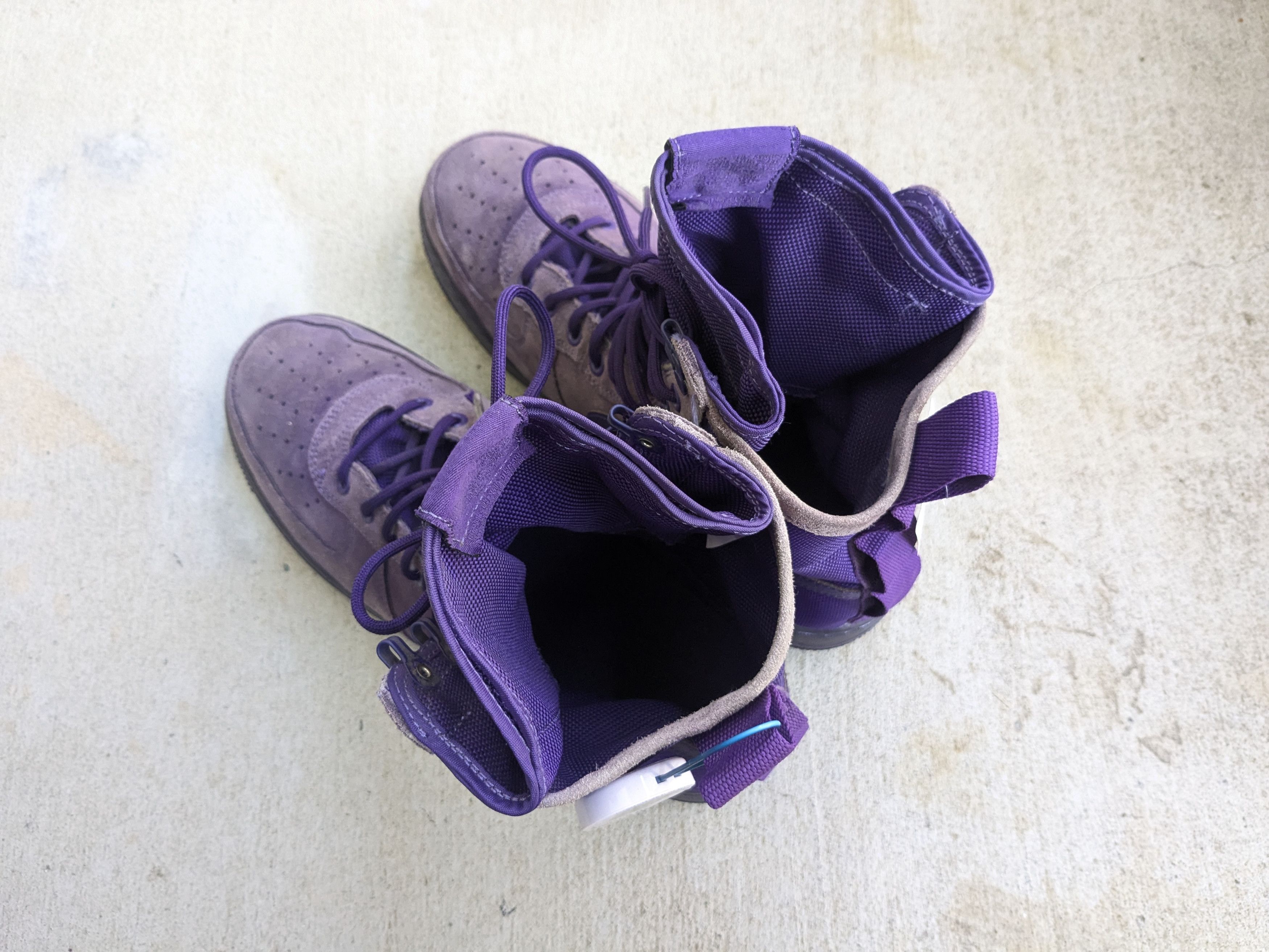 Nike Nike Air SF Air Force 1 High Court Purple 864024-500 Suede Size US 11 / EU 44 - 12 Thumbnail