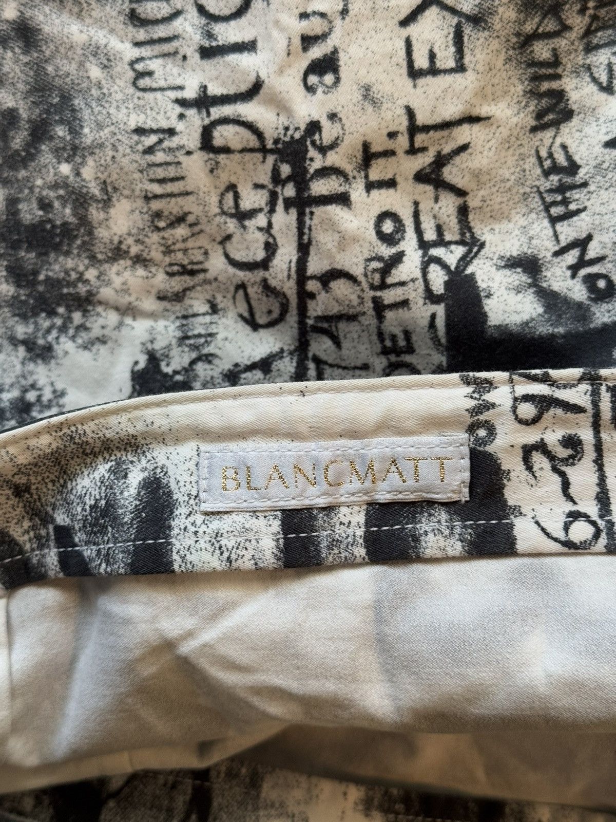Hysteric Glamour × Vintage Y2K vintage avant garde gazette pattern skirt Size 30" / US 8 / IT 44 - 4 Thumbnail
