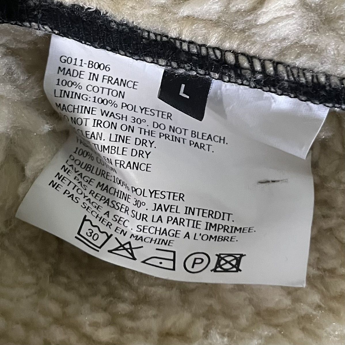 Gosha Rubchinskiy Shearling-Lined Denim Shirt Size US L / EU 52-54 / 3 - 8 Thumbnail