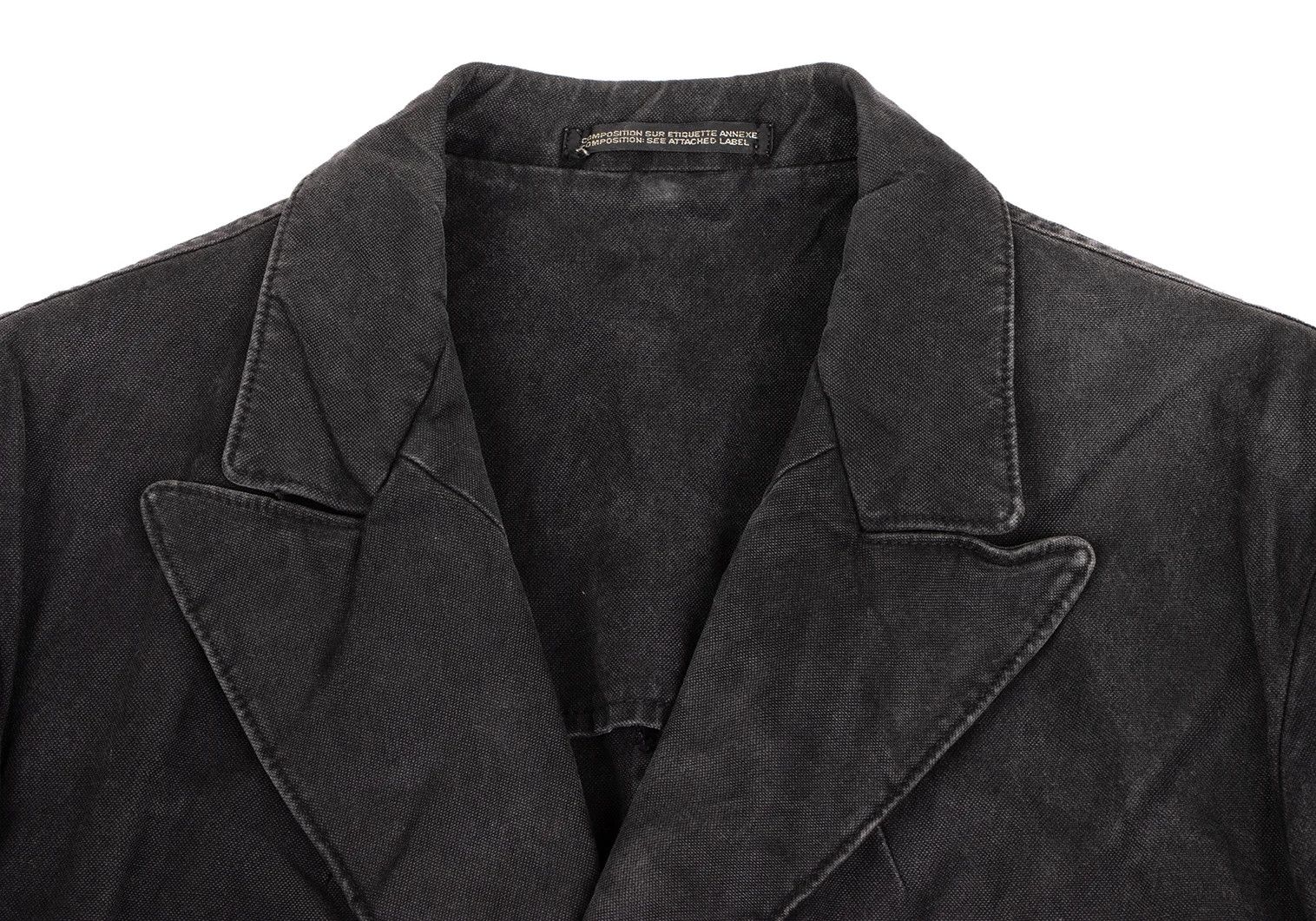 Yohji Yamamoto Yohji Yamamoto Cotton Canvas Jacket Charcoal Size US M / EU 48-50 / 2 - 3 Thumbnail