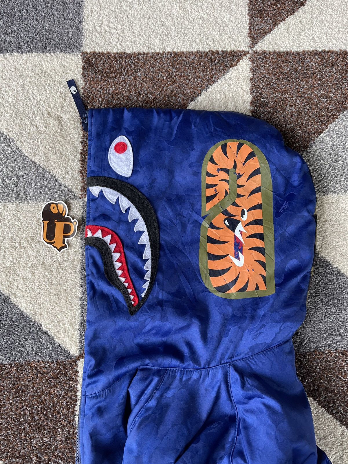 Bape Bape ABC Jacquard Camo Shark Heavy Jacket Size US L / EU 52-54 / 3 - 9 Thumbnail