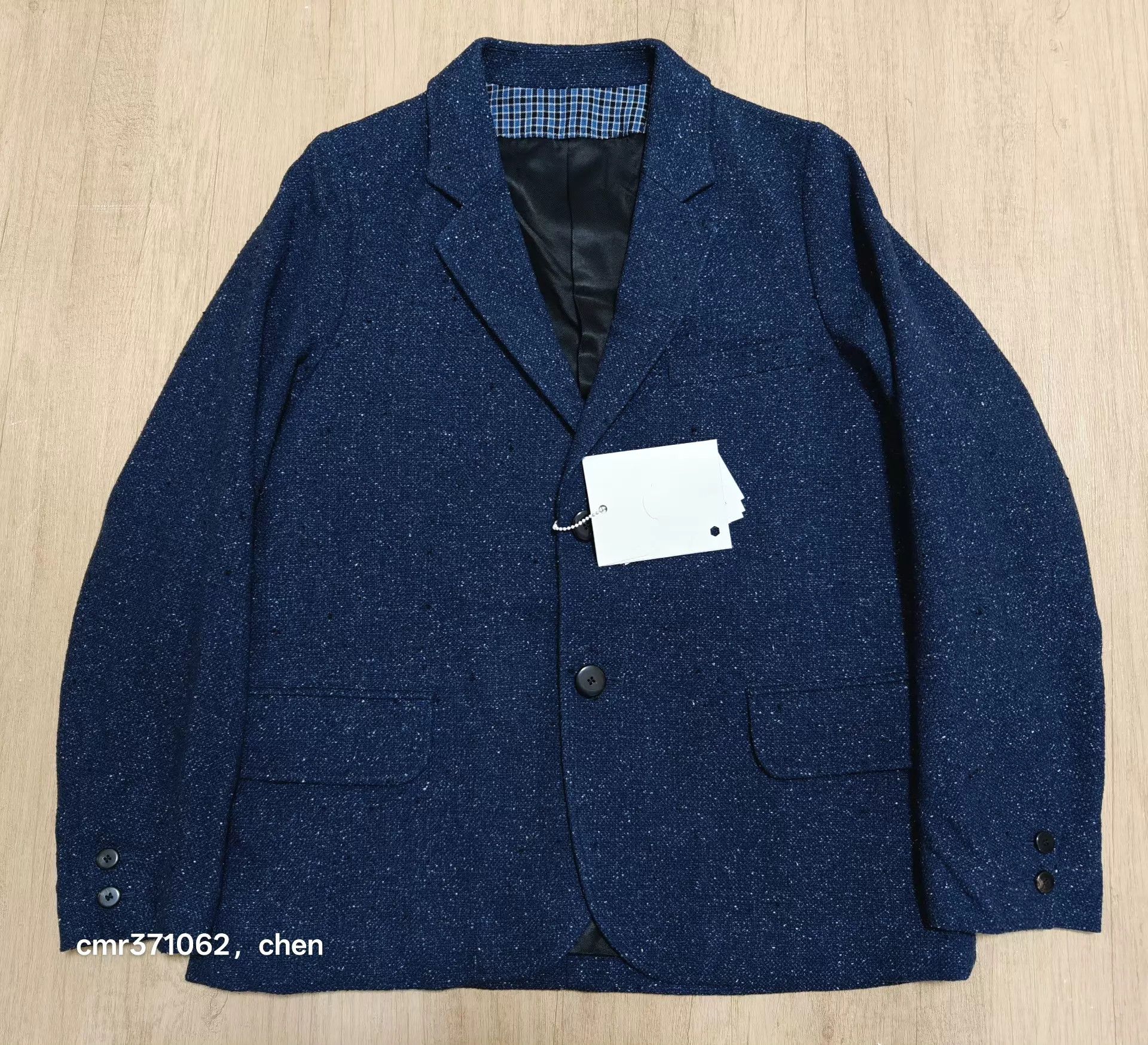 Visvim visvim 19aw solebury blazer slim navy 1 snowflake wool-mix Size US S / EU 44-46 / 1 - 1 Thumbnail