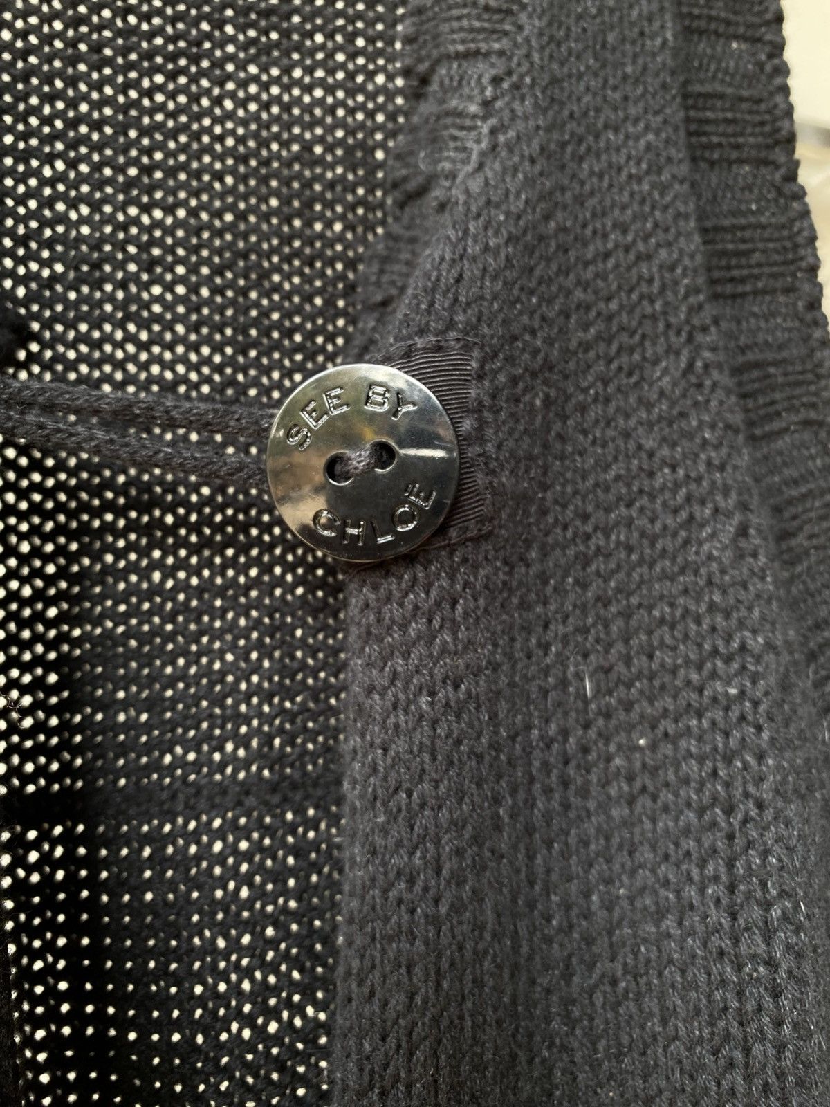 See by Chloe SEE BY CHLOÉ Black Knit Vest Size S / US 4 / IT 40 - 6 Thumbnail