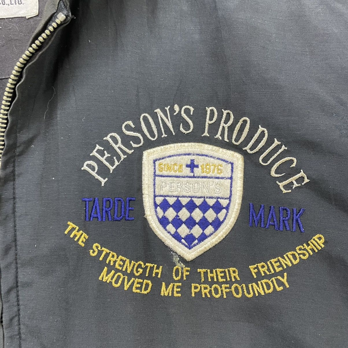 Japanese Brand × PERSON'S × Vintage Vintage Persons Bomber Hoody Jacket Size US M / EU 48-50 / 2 - 5 Thumbnail