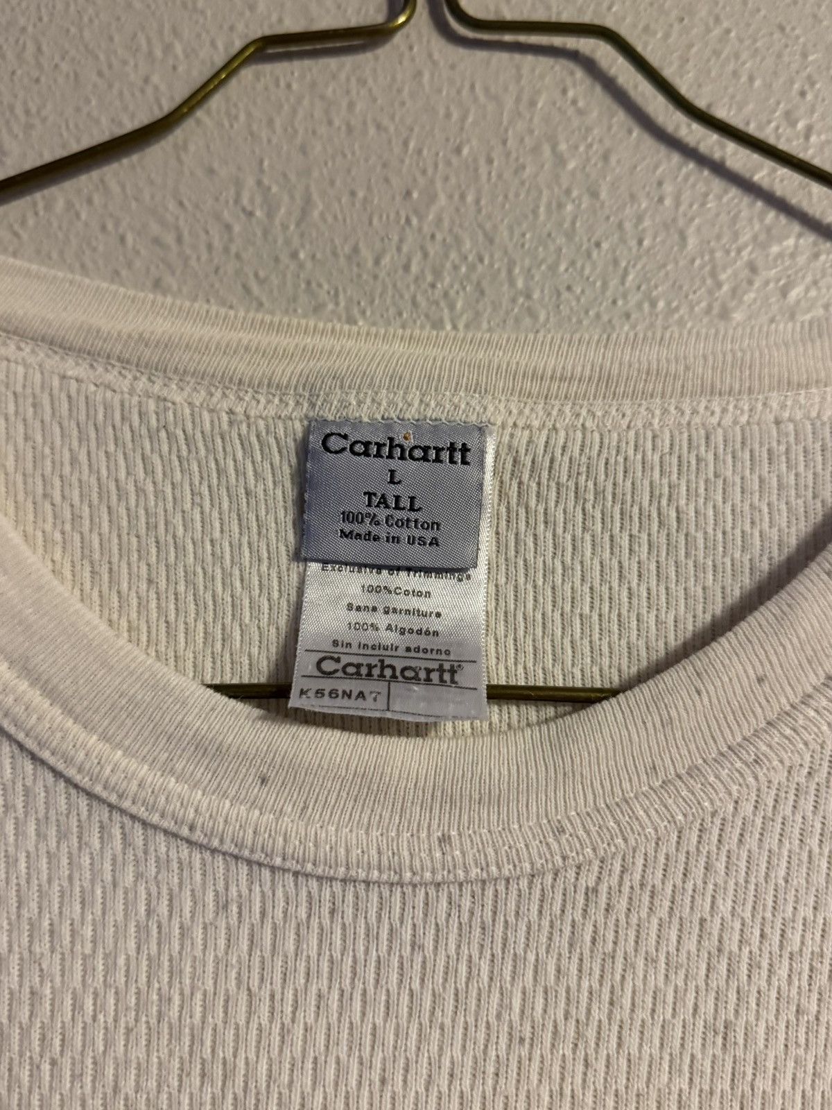Carhartt vintage 2000s y2k carhartt long sleeve thermal undershirt Size US L / EU 52-54 / 3 - 4 Thumbnail