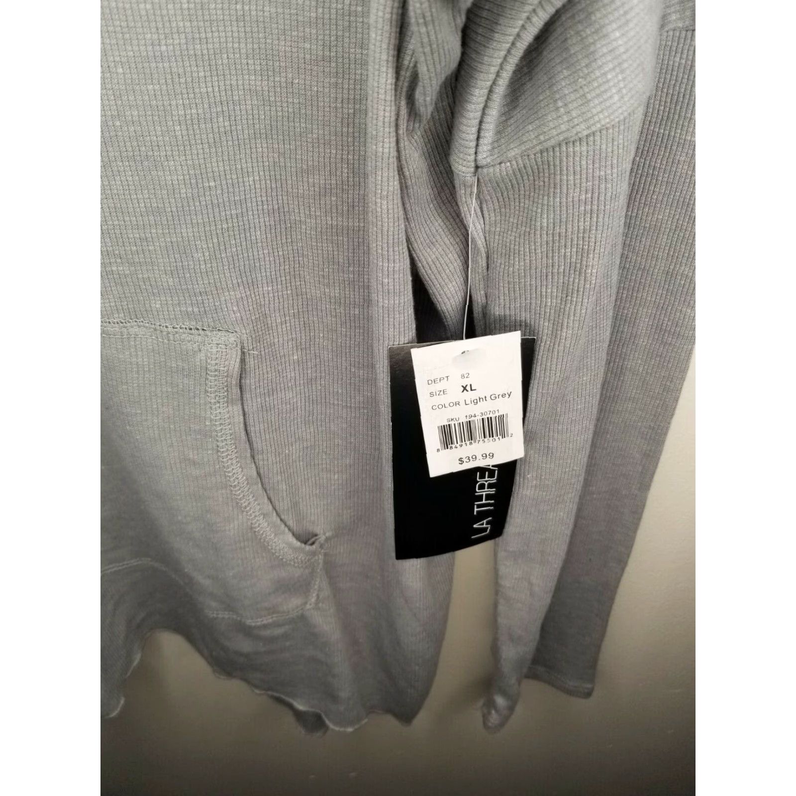 Vintage VINTAGE LA Threads Womens Pullover Hoodie Sweater Long Sleeve Gray XL NWT Size XL / US 12-14 / IT 48-50 - 5 Thumbnail