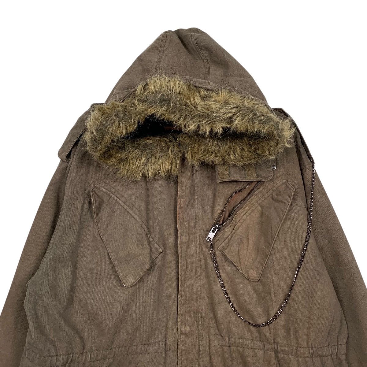 Japanese Brand Japanese Brand R11 Hooded Military Parka Size US XXL / EU 58 / 5 - 2 Thumbnail