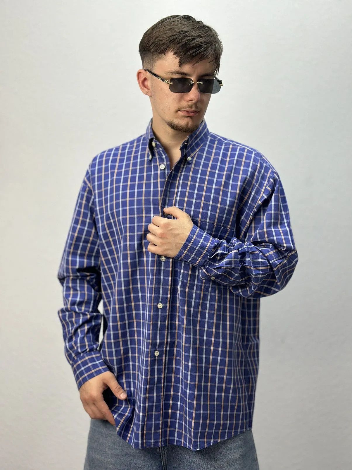 Dior Vintage Christian Dior Monsieur France Luxury Shirt Loro Size US XL / EU 56 / 4 - 1 Thumbnail
