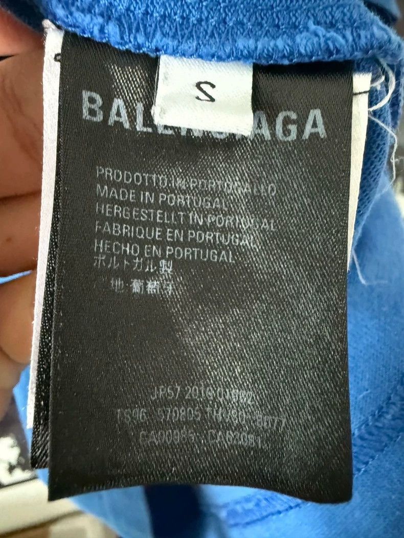 Balenciaga Balenciaga Logo Printed Crew Neck Short Sleeve T-Shirt Reg Size US S / EU 44-46 / 1 - 5 Thumbnail