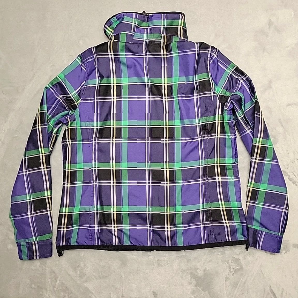 Ralph Lauren VINTAGE Lauren Ralph Lauren Jacket Womens Large Purple Green Plaid Softshell Outdoors Size L / US 10 / IT 46 - 4 Thumbnail