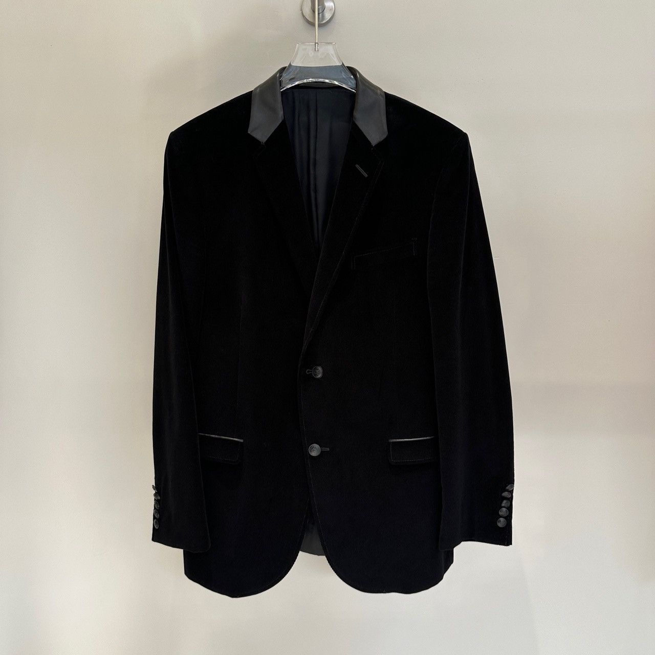 Gucci Gucci corduroy leather collar suits Size 52R - 2 Thumbnail