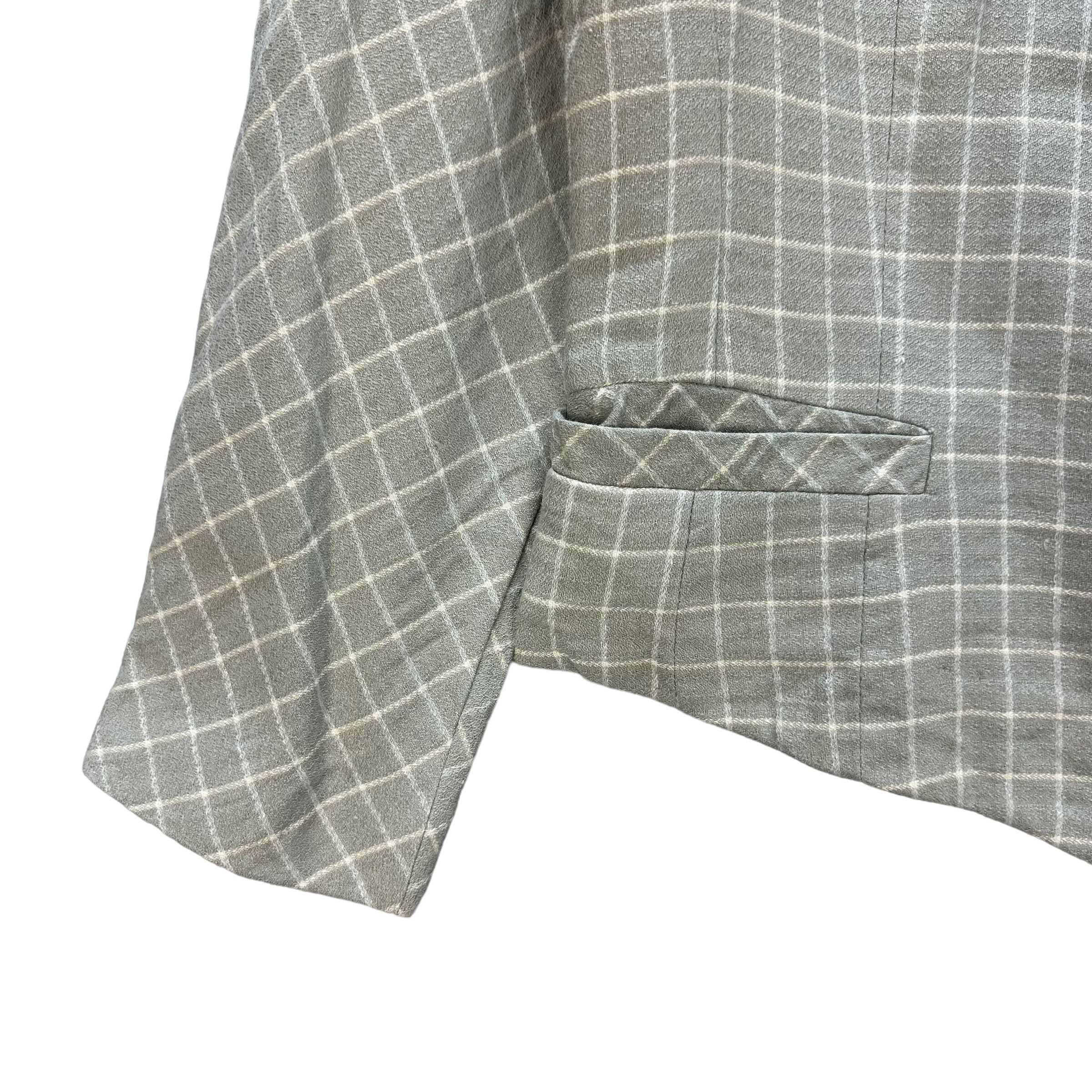 Givenchy GIVENCHY LITE CHECKED PLAID CROP JACKET #8932-040 Size S / US 4 / IT 40 - 5 Thumbnail