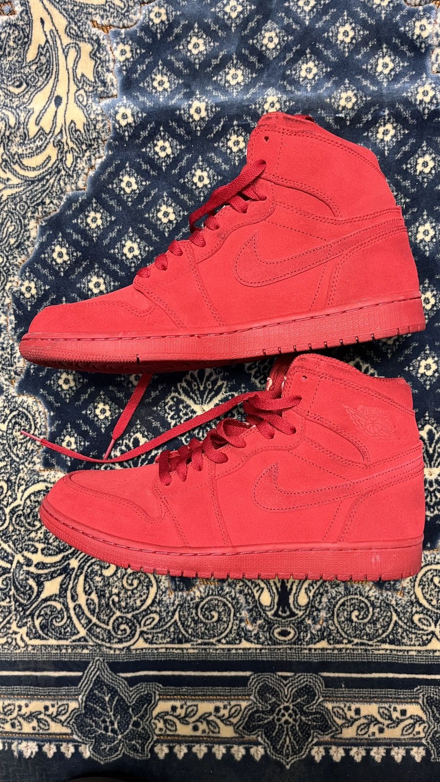 Red Suede Jordan 1