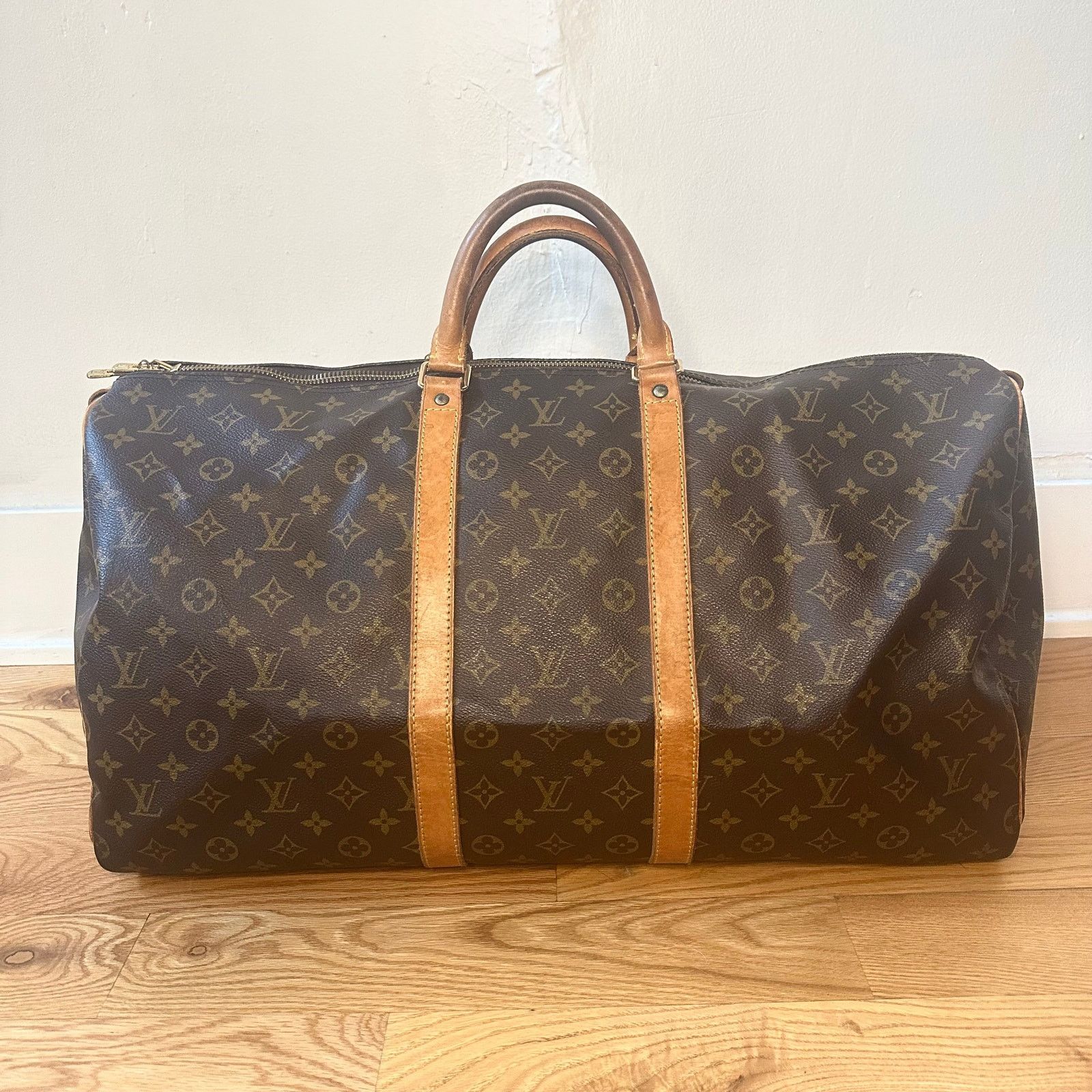 Louis Vuitton Vintage Louis Vuitton 1994 Keepall 55 Bag Size ONE SIZE - 1 Thumbnail