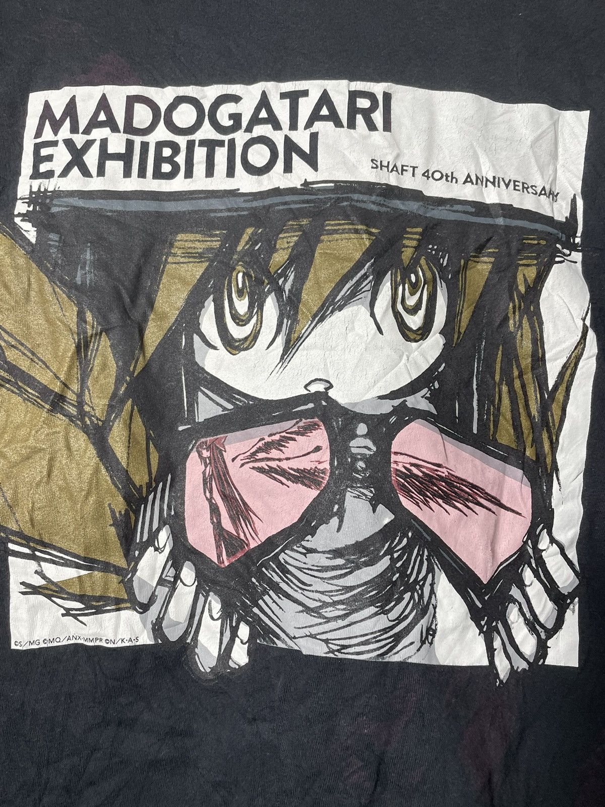 Anime × Japanese Brand × Vintage MADOGATARI EXHIBITION SHAFT 40th ANNIVERSARY MANGA TSHIRT Size US L / EU 52-54 / 3 - 5 Thumbnail