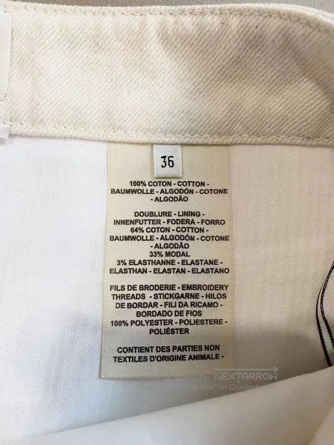 Hermes Hermes Embroidered Logo Skirt Size 36. Size US 36 / EU 52 - 7 Thumbnail
