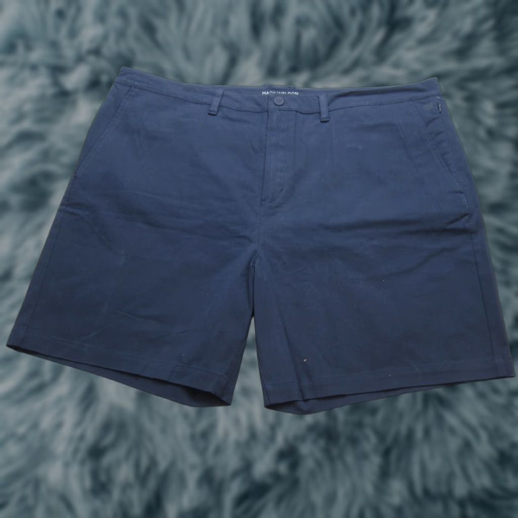 Vintage Mack Weldon Mavericks Tech Shorts Mens 42 Blue Chino Performance Stretch Golf Casual Size US 42 / EU 58 - 1 Thumbnail