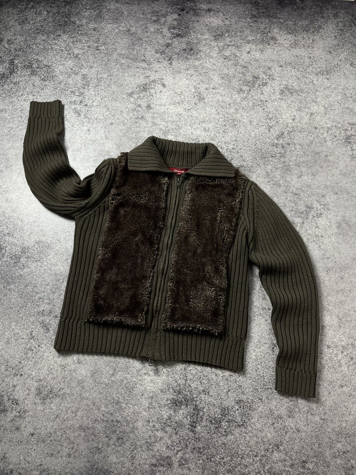 Hysteric Glamour 🔥FAUX FUR IF SIX WAS NINE VIBE CROPPED ZIP SWEATER JACKET Size US S / EU 44-46 / 1 - 1 Thumbnail