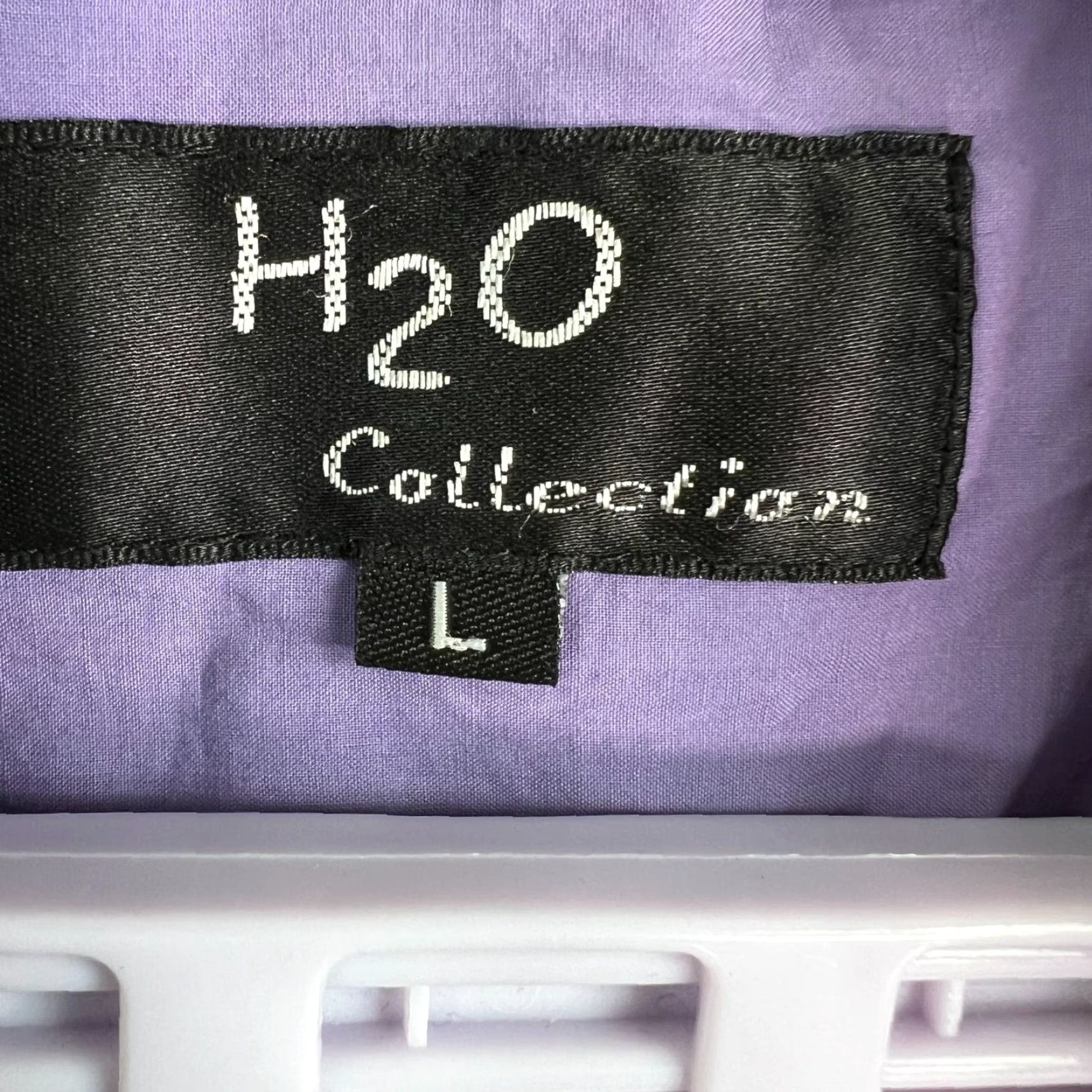 Vintage H2O Graphic Print Embroidered Button-Up Shirt Men's Size L Purple Long Sleeve Casual Size US L / EU 52-54 / 3 - 5 Thumbnail