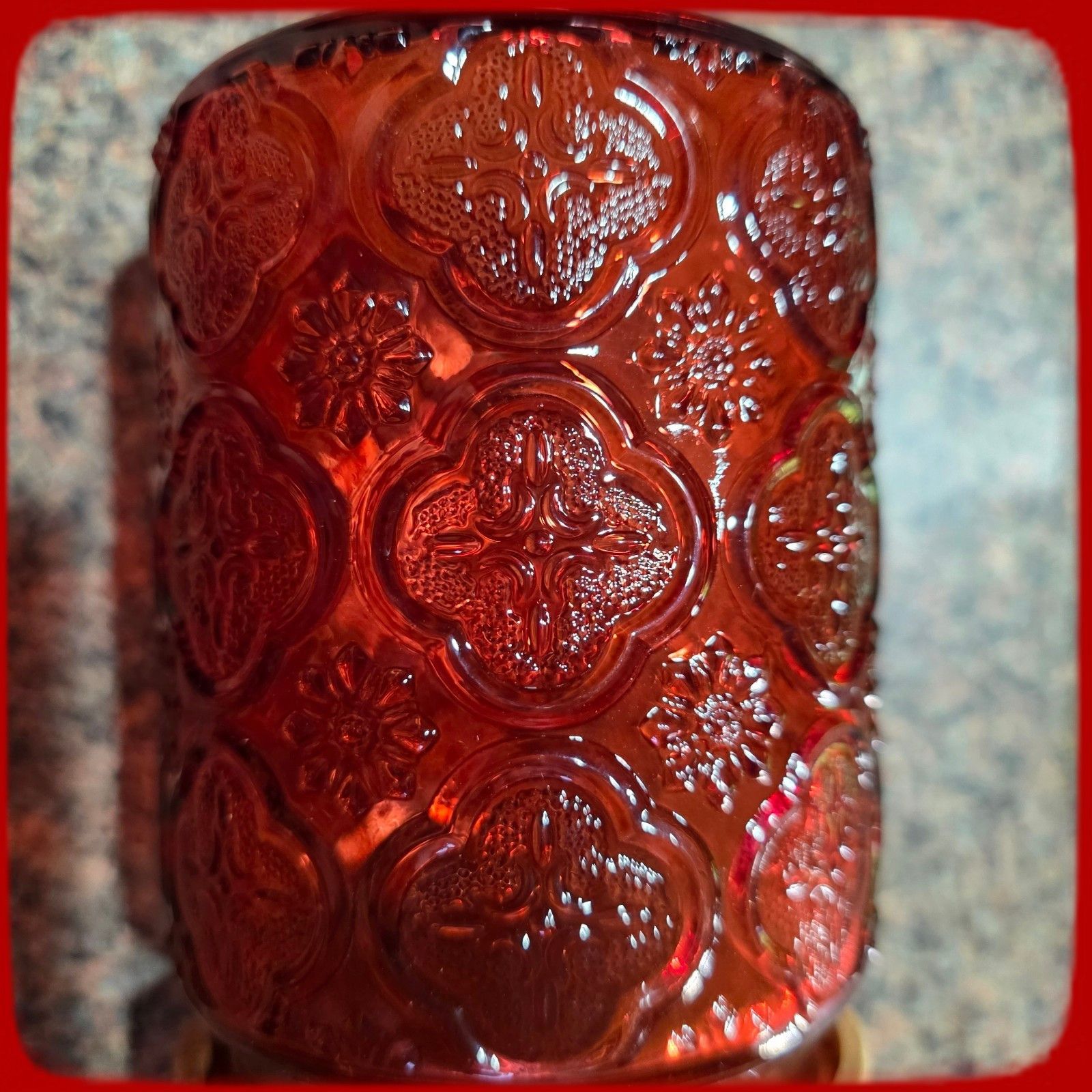 Other Textured Colored Glass Jar Airtight Wooden Lid, 24 Fl Oz Con Size ONE SIZE - 3 Thumbnail
