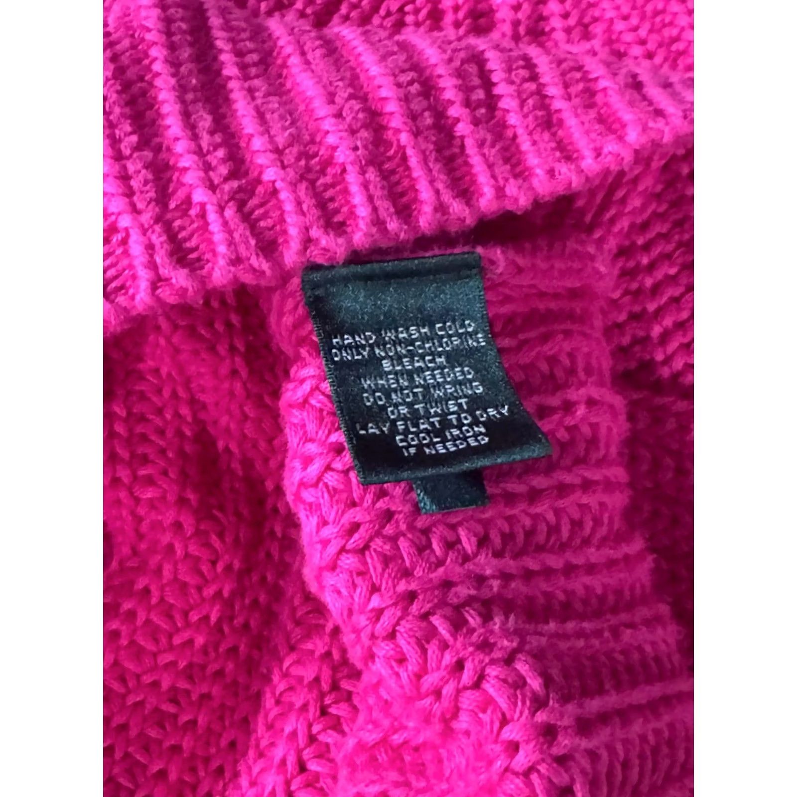 Ralph Lauren WOMEN'S Ralph Lauren Knit SWEATER 3XL Pink Solid Pullover Knit 3XL Womens Girls Mens Size XXL / US 16-18 / IT 52-54 - 6 Thumbnail