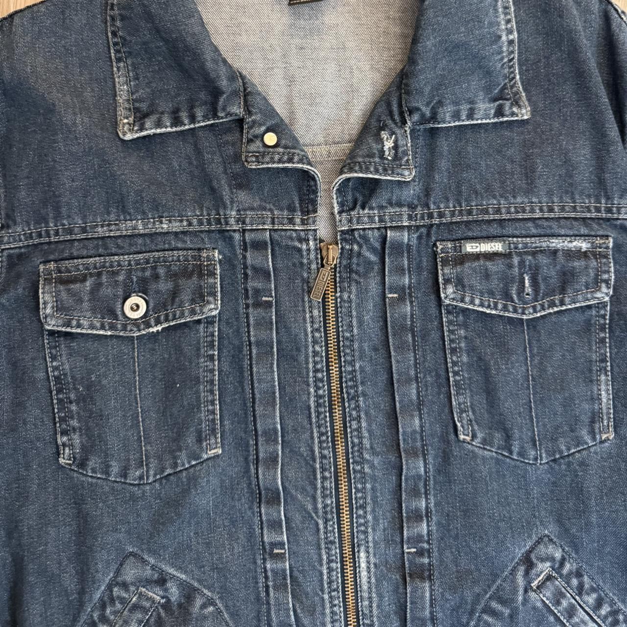 Diesel Vintage Diesel denim zip up jacket Size XL / US 12-14 / IT 48-50 - 5 Thumbnail