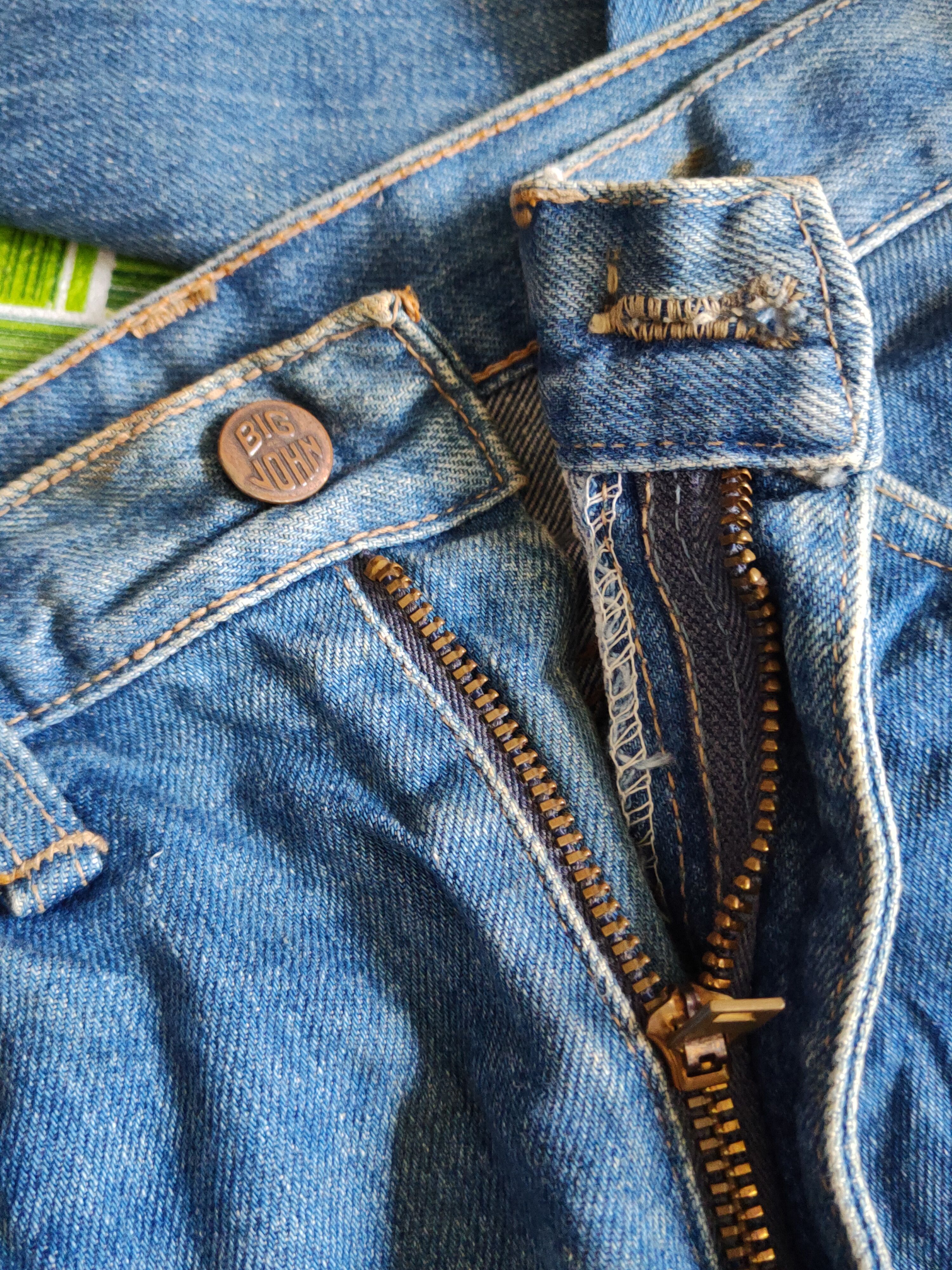 Big John Big John Blue Faded Distressed Ripped Jeans #S2209 Size US 29 - 14 Thumbnail