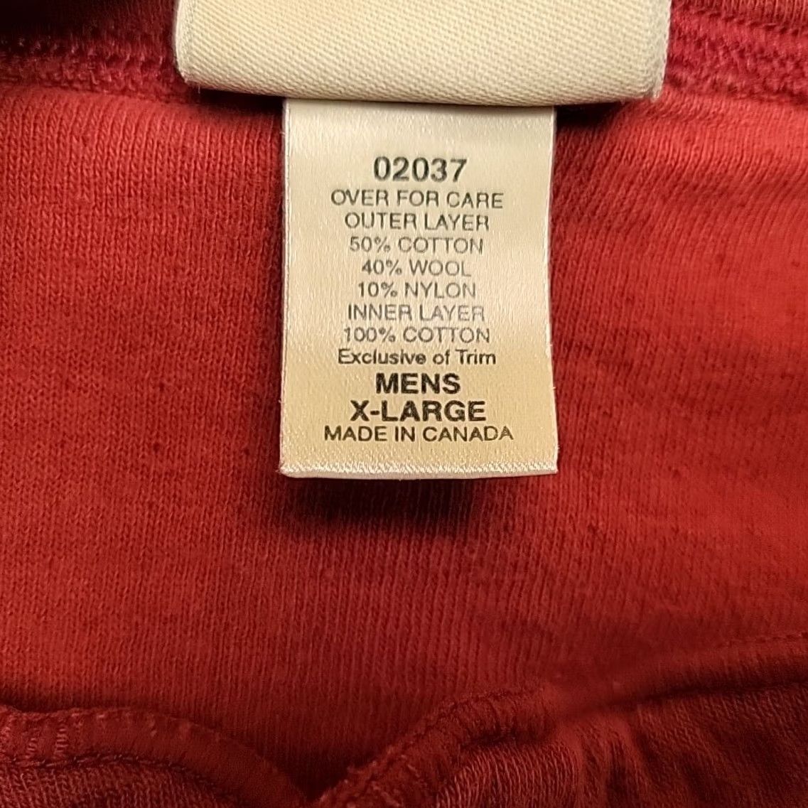 Vintage VINTAGE LL Bean Shirt Mens XL Red Henley Wool Blend Long Sleeve River Driver Canada Size US XL / EU 56 / 4 - 5 Thumbnail