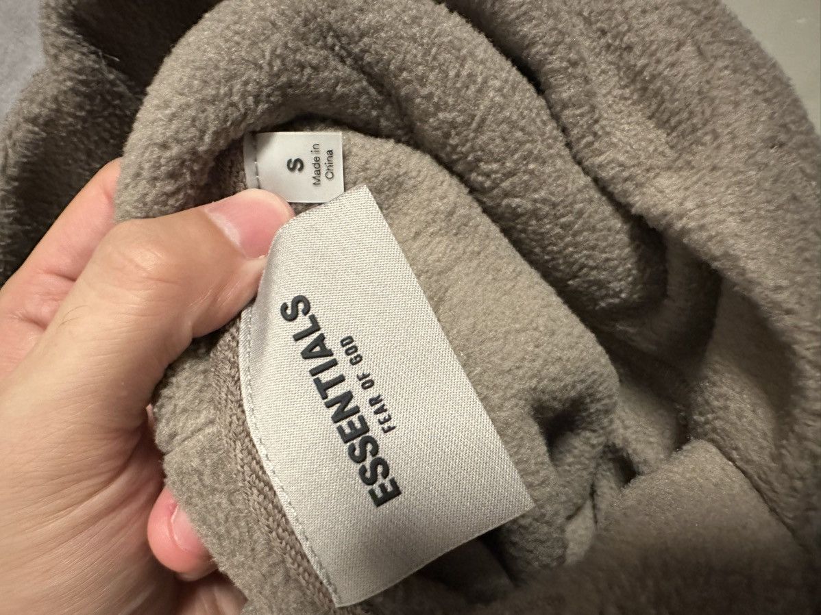 Essentials × Fear of God Fear Of God Essentials Taupe Polar Fleece Hoodie Taupe Size US S / EU 44-46 / 1 - 7 Thumbnail