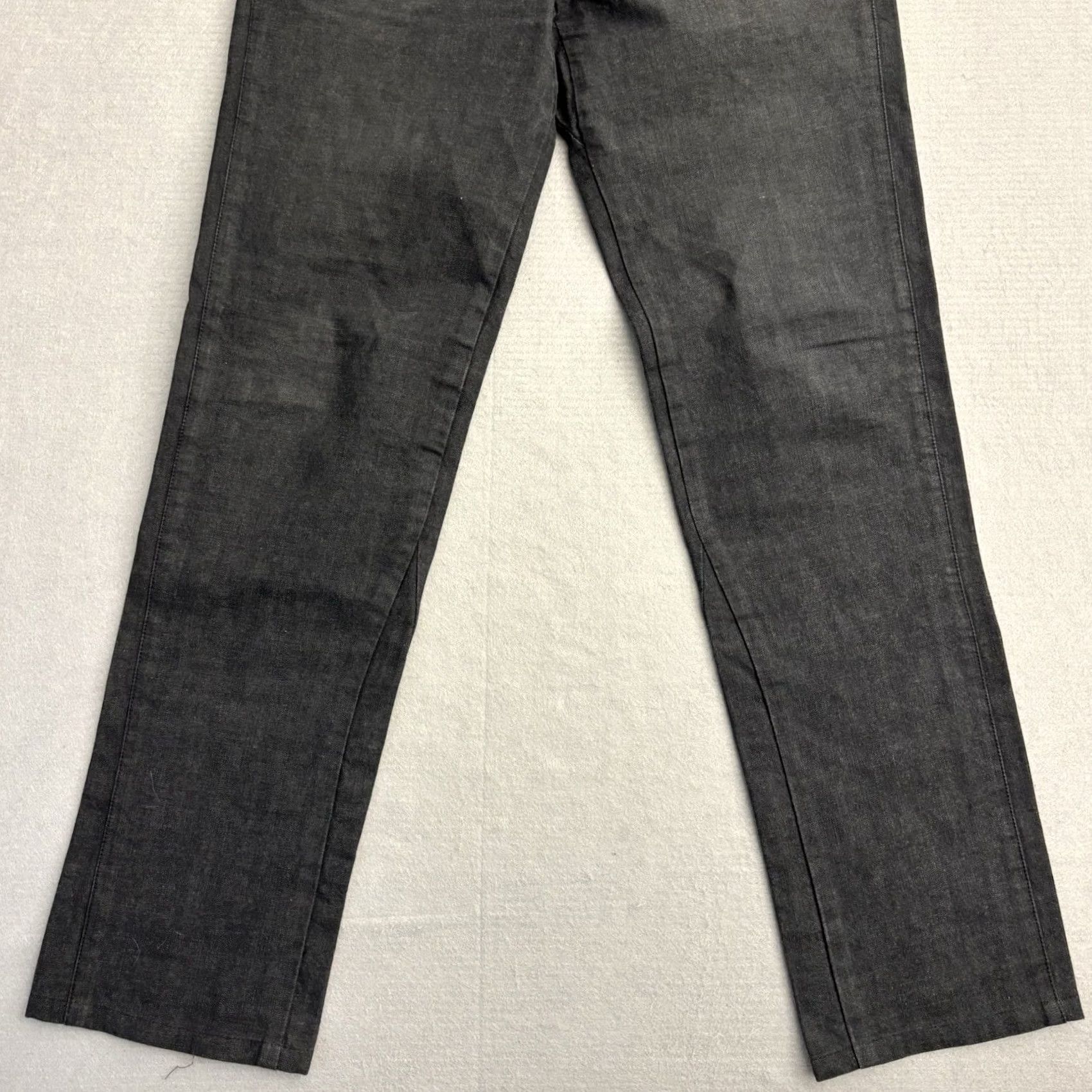 Helmut Lang VINTAGE HELMUT LANG Pants Mens 34x33 Black Cotton Twill Archive Straight Leg Casual Size US 34 / EU 50 - 3 Thumbnail