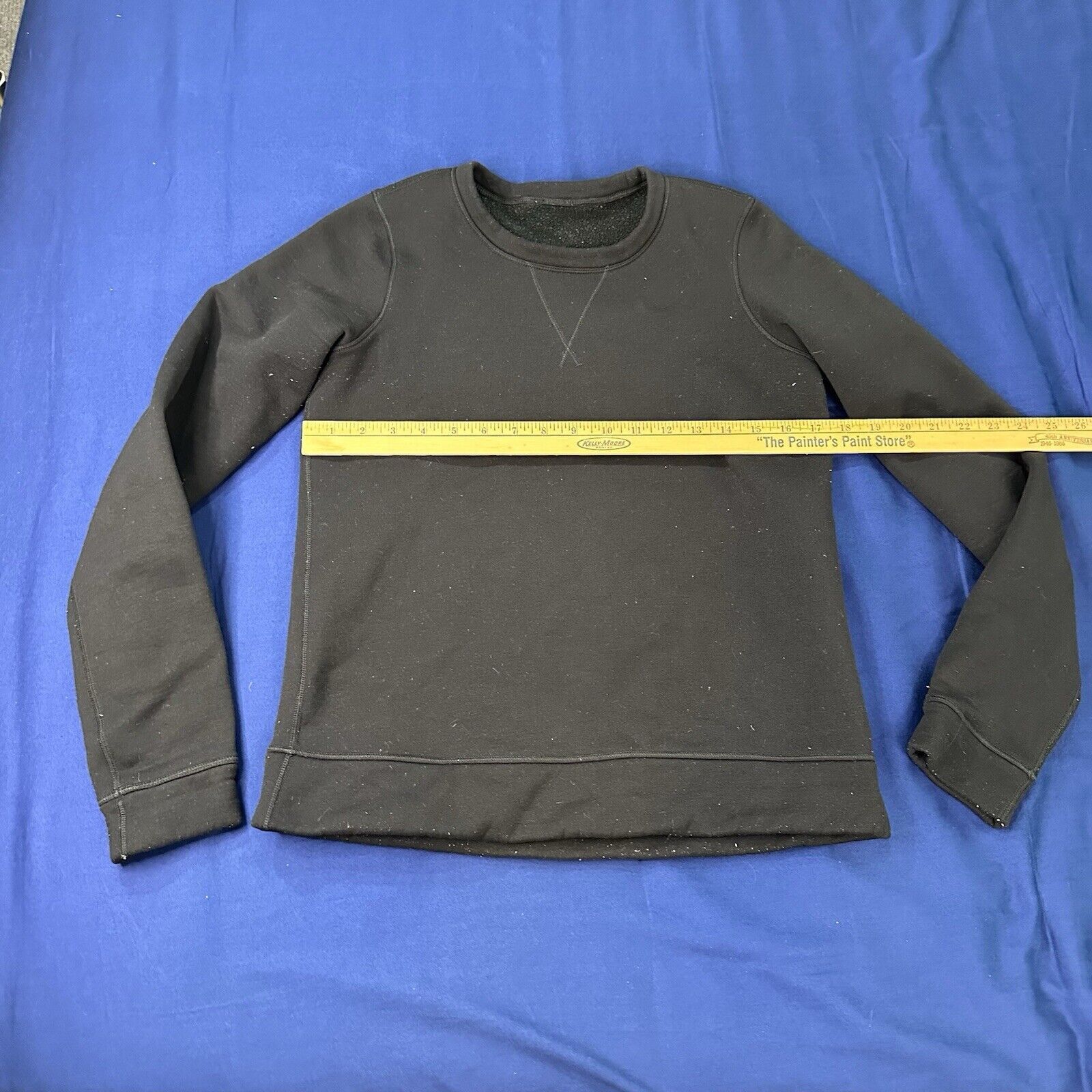Lululemon Lululemon Fleece Crewneck Sweatshirt Black sz 6 Long Sleeve Size M / US 6-8 / IT 42-44 - 1 Thumbnail