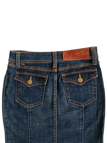 Edwin Something Edwin Vienus Jean's Mini Skirt Size 28" / US 6 / IT 42 - 4 Thumbnail