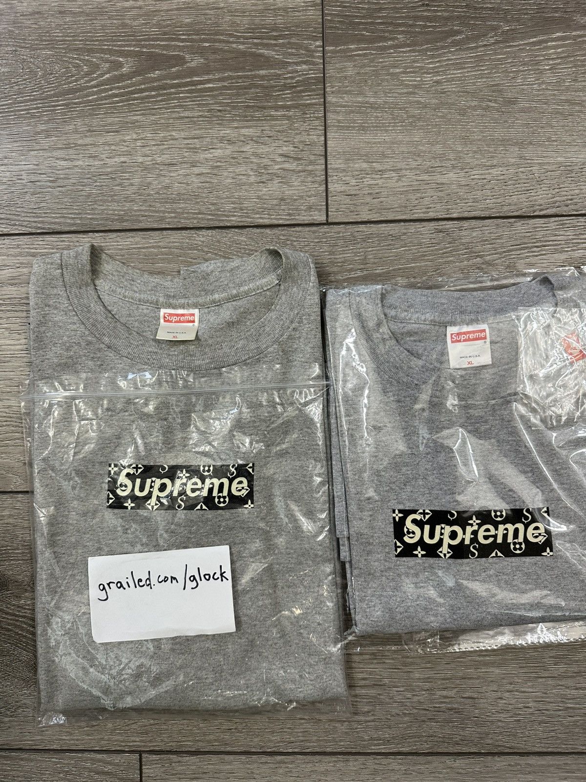 Supreme Supreme LV Monogram Box Logo Cease And Desist Tee S/S 2000 Size US XL / EU 56 / 4 - 3 Thumbnail