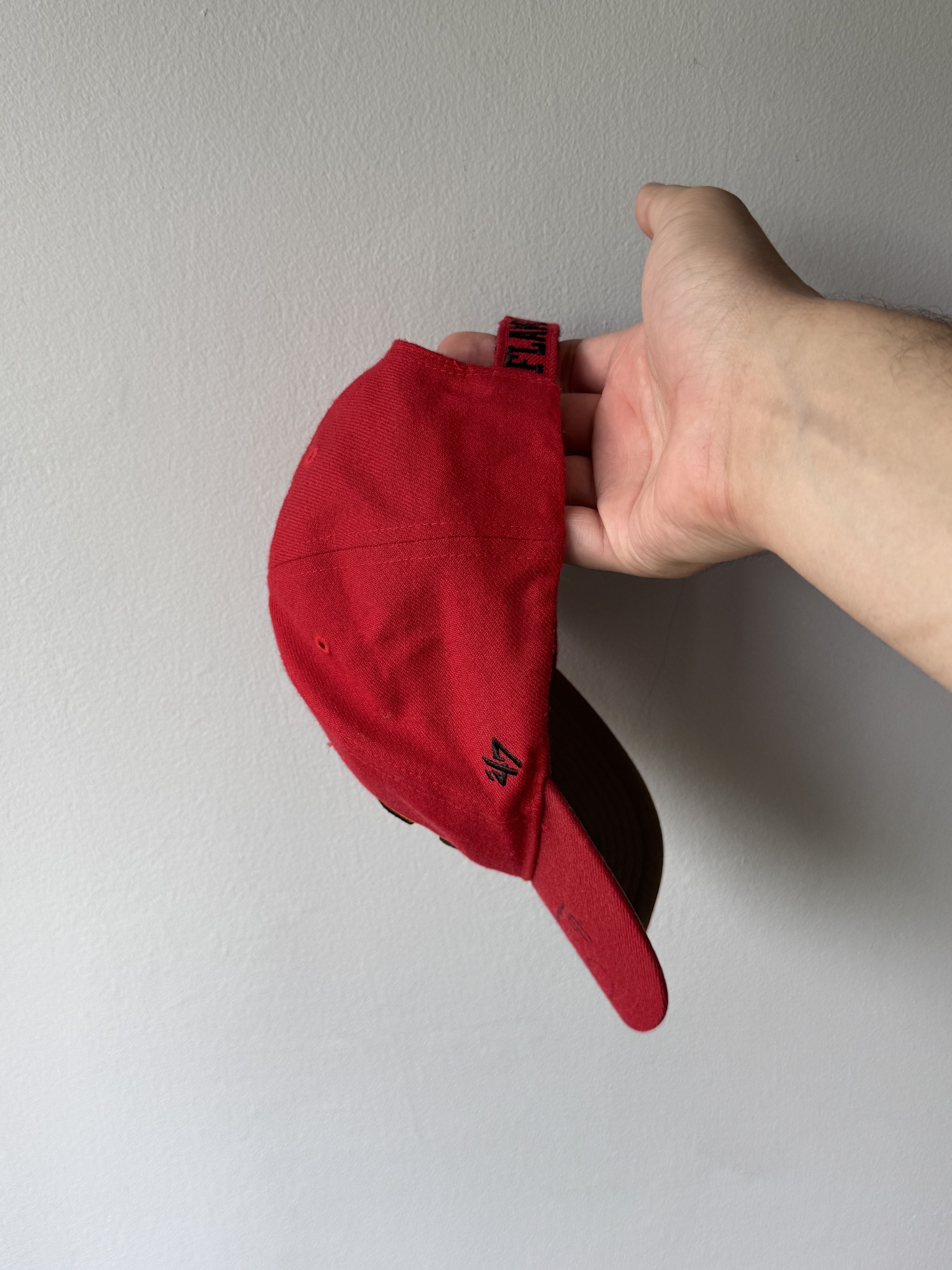 NHL Calgary Flames '47 Signed NHL Hockey Team Official Hat Cap Size ONE SIZE - 3 Thumbnail