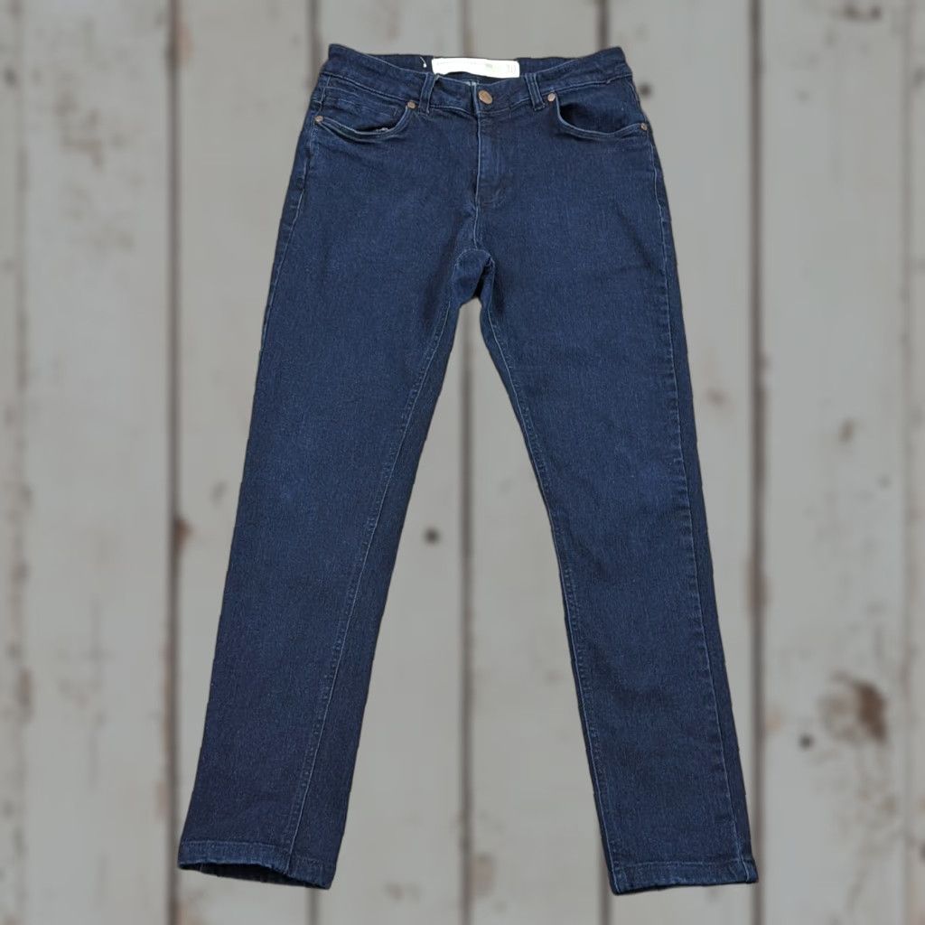 Vintage Barbell Apparel Jeans Mens 30 Straight Slim Fit Dark Wash Denim USA Made Size US 28 / EU 44 - 1 Thumbnail