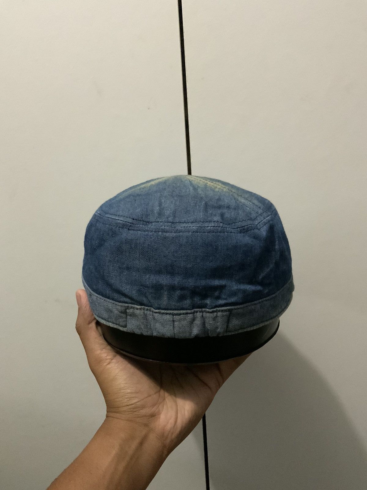 Japanese Brand Fade Archive Indigo Fitted Hat Cap Size ONE SIZE - 4 Thumbnail