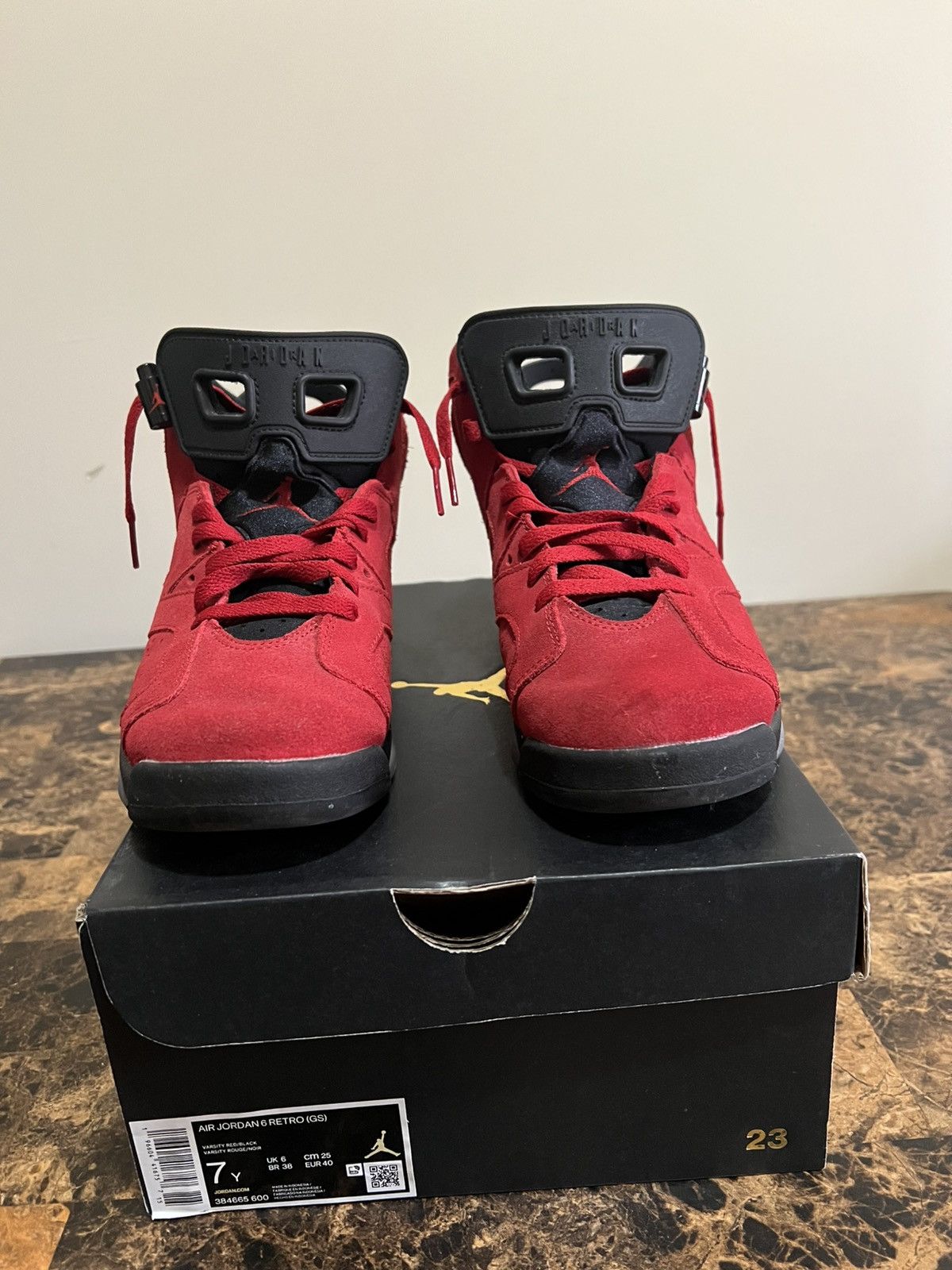 Jordan Brand × Nike Nike Air Jordan 6 Retro Toro Bravo Size 7Y(GS) Pre-Owned Size US 7 / EU 40 - 3 Thumbnail