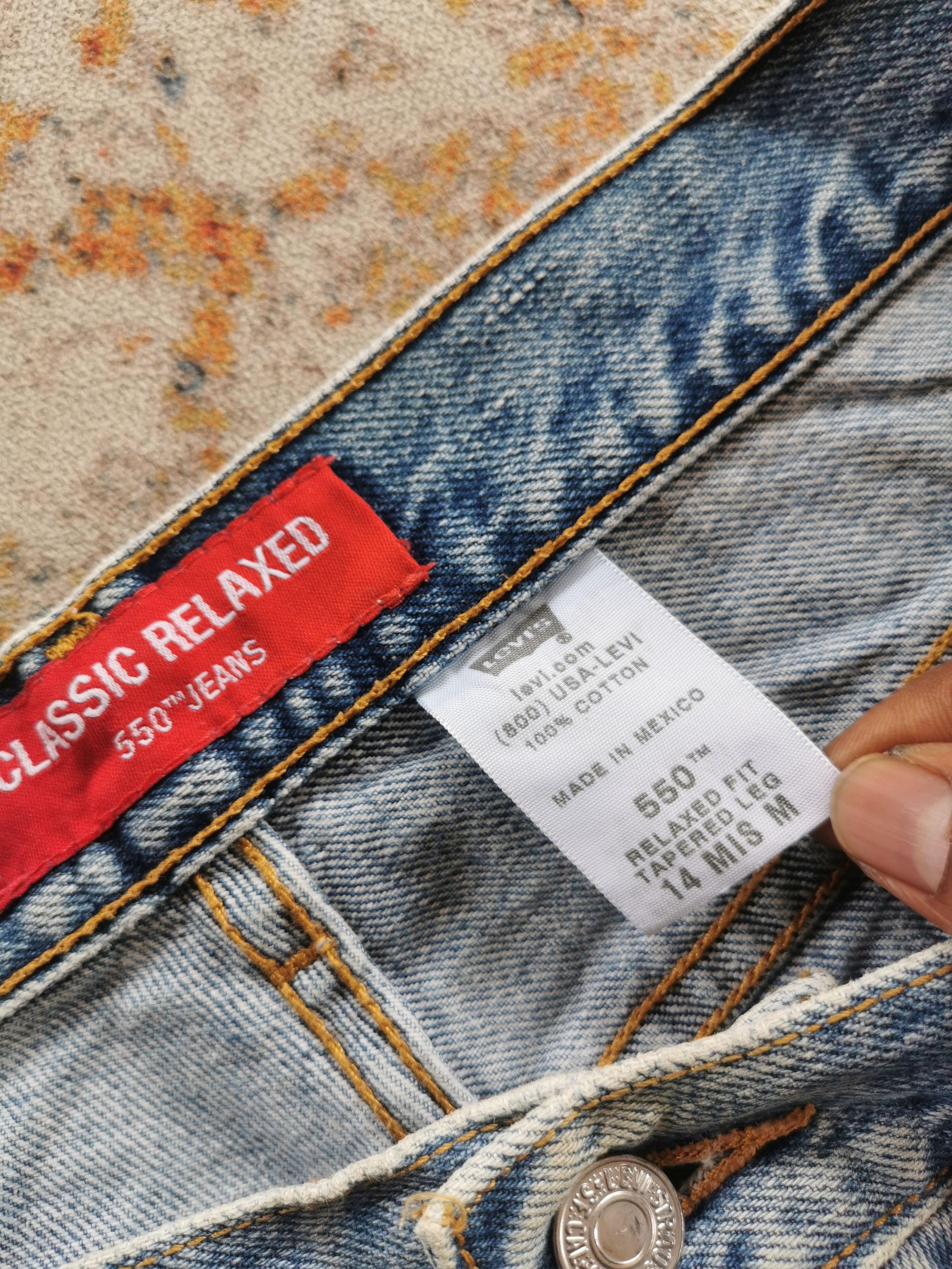 Levi's Thrashed Vintage LEVIS classic relaxed 550 jeans Size M/32 Size 32" / US 10 / IT 46 - 9 Thumbnail