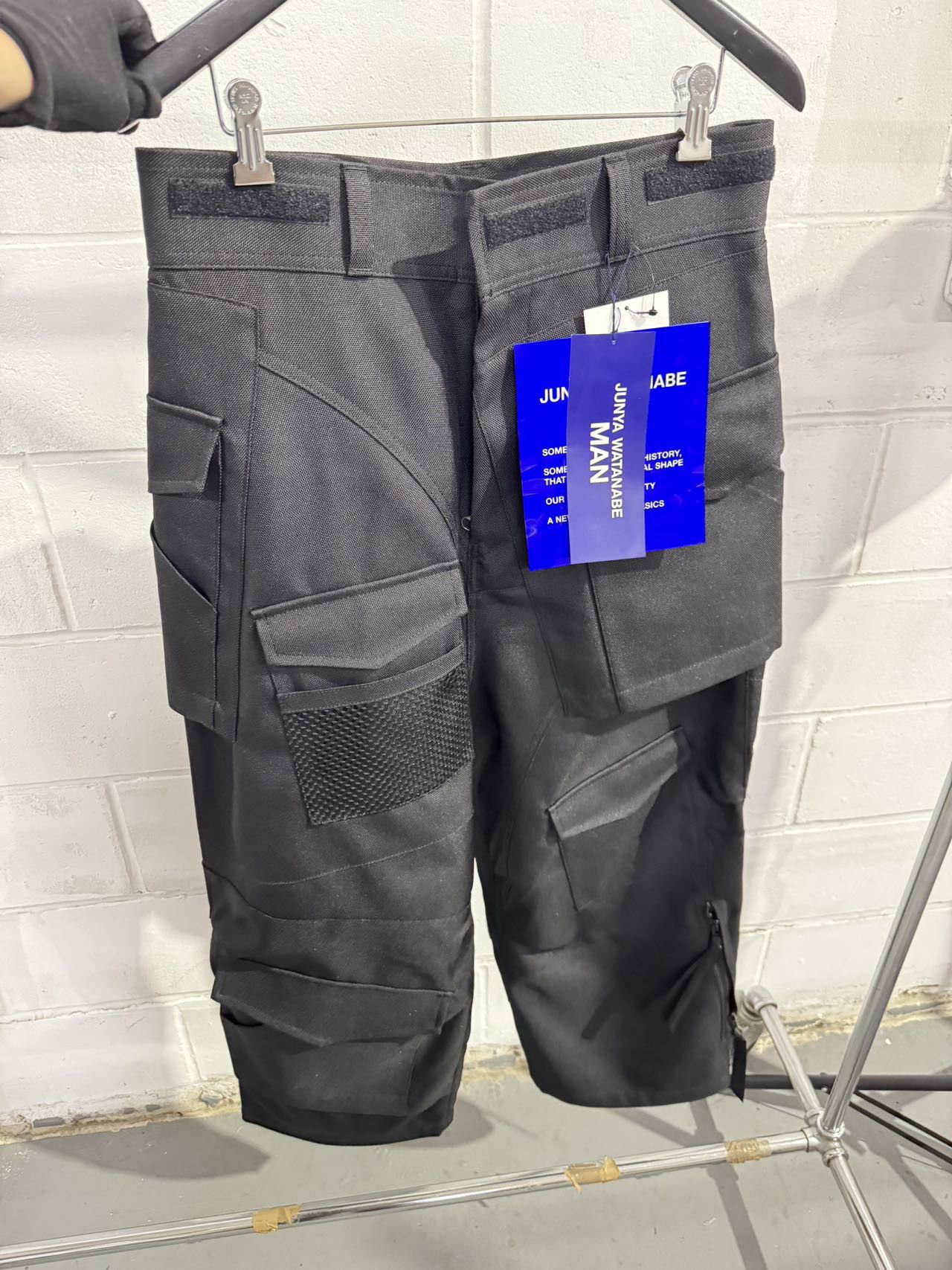 image of Junya Watanabe Men Cargo Pants in Black (Size 30)