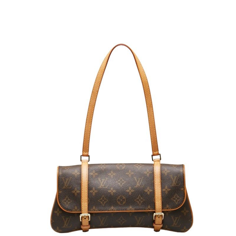 image of Louis Vuitton Monogram Marelle Shoulder Bag in Brown, Women's