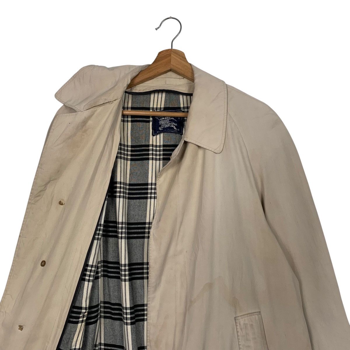 Burberry Vintage Burberrys Nova Check Trench Coat Size US M / EU 48-50 / 2 - 11 Thumbnail