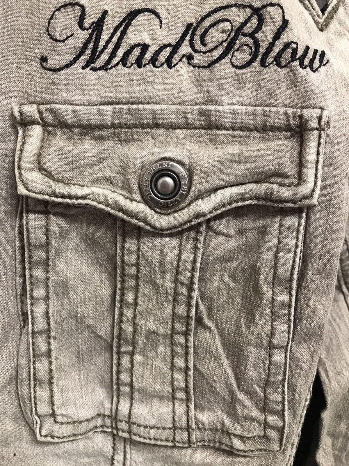 In The Attic 🔥🔥IN THE ATTICT Multizipper Embroidered Punk Style Jacket Size US M / EU 48-50 / 2 - 4 Thumbnail