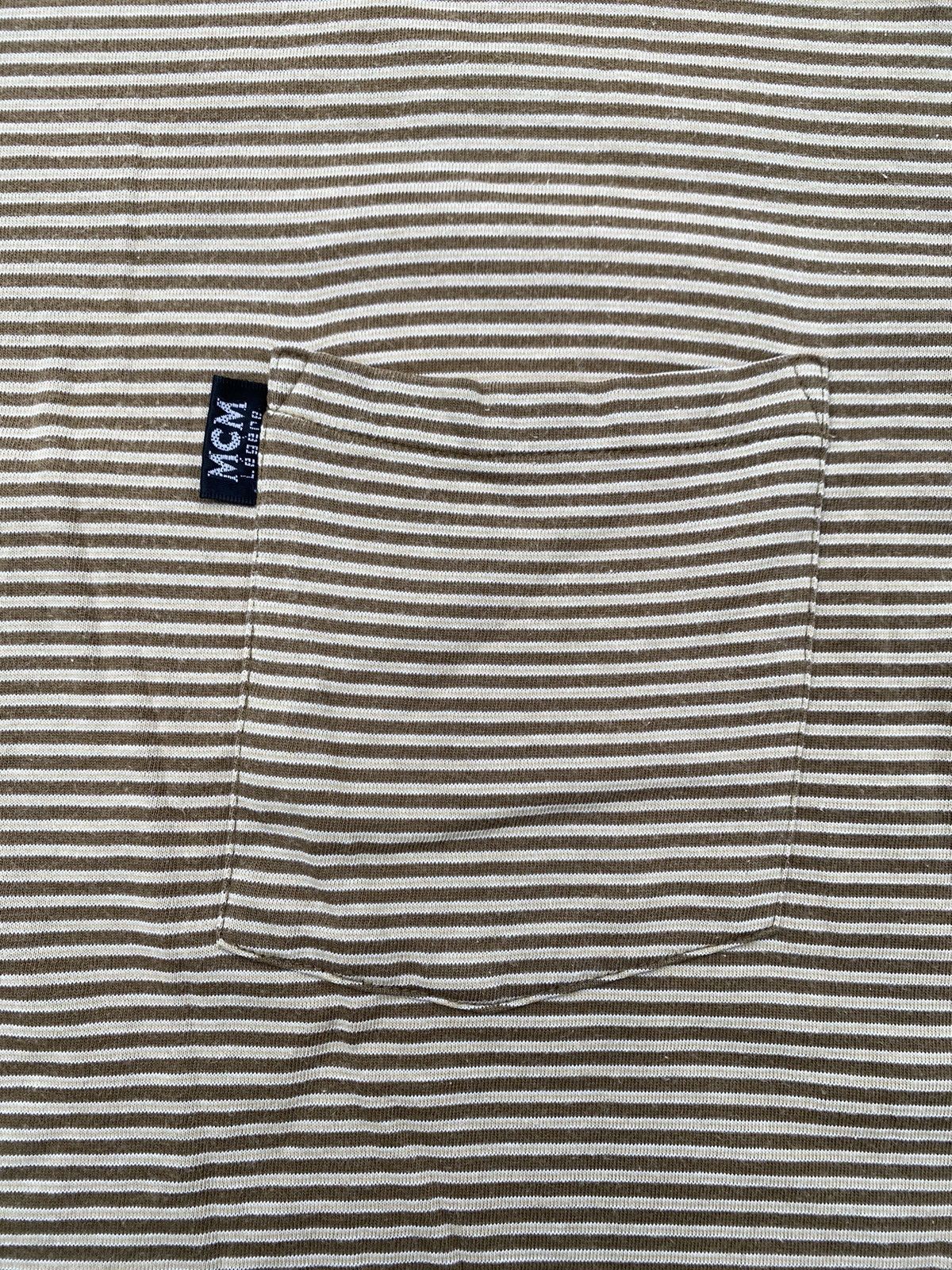 MCM × Vintage 90’s MCM VINTAGE Y2K RETRO STRIPED POCKET TEE TSHIRT Size US M / EU 48-50 / 2 - 4 Thumbnail