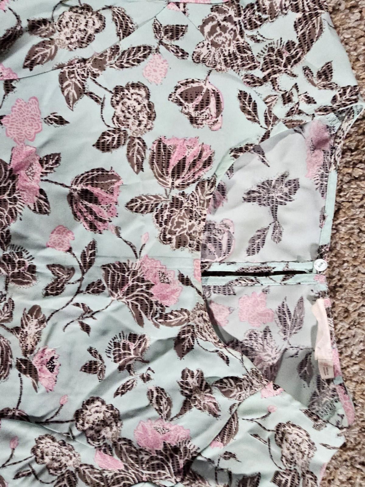 Luchiano Visconti LUSH Green Floral Dress XS Size XS / US 0-2 / IT 36-38 - 2 Thumbnail