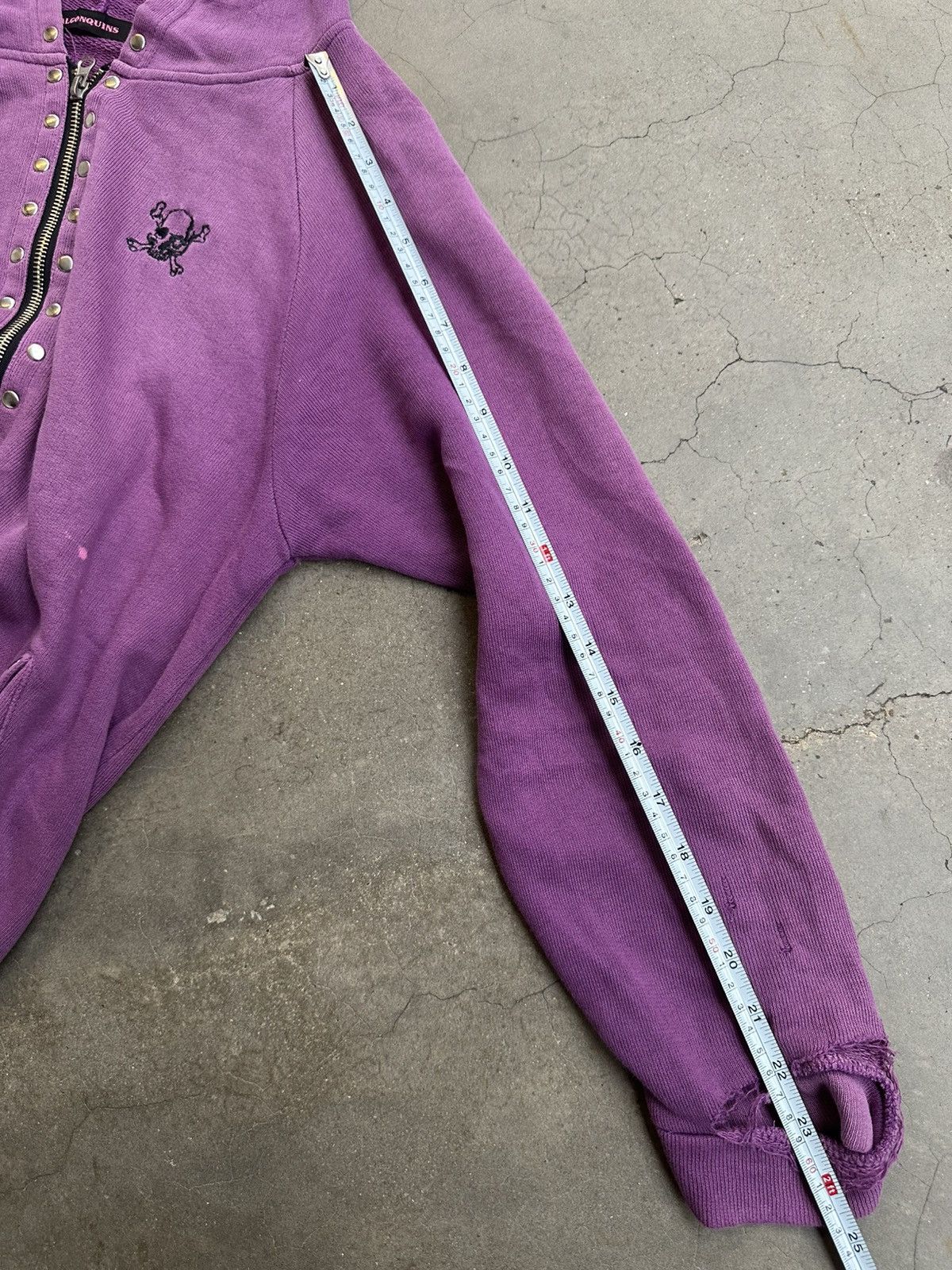 20471120 Algonquins Seditionaries Studded Distressed Hoodie Size US M / EU 48-50 / 2 - 10 Thumbnail