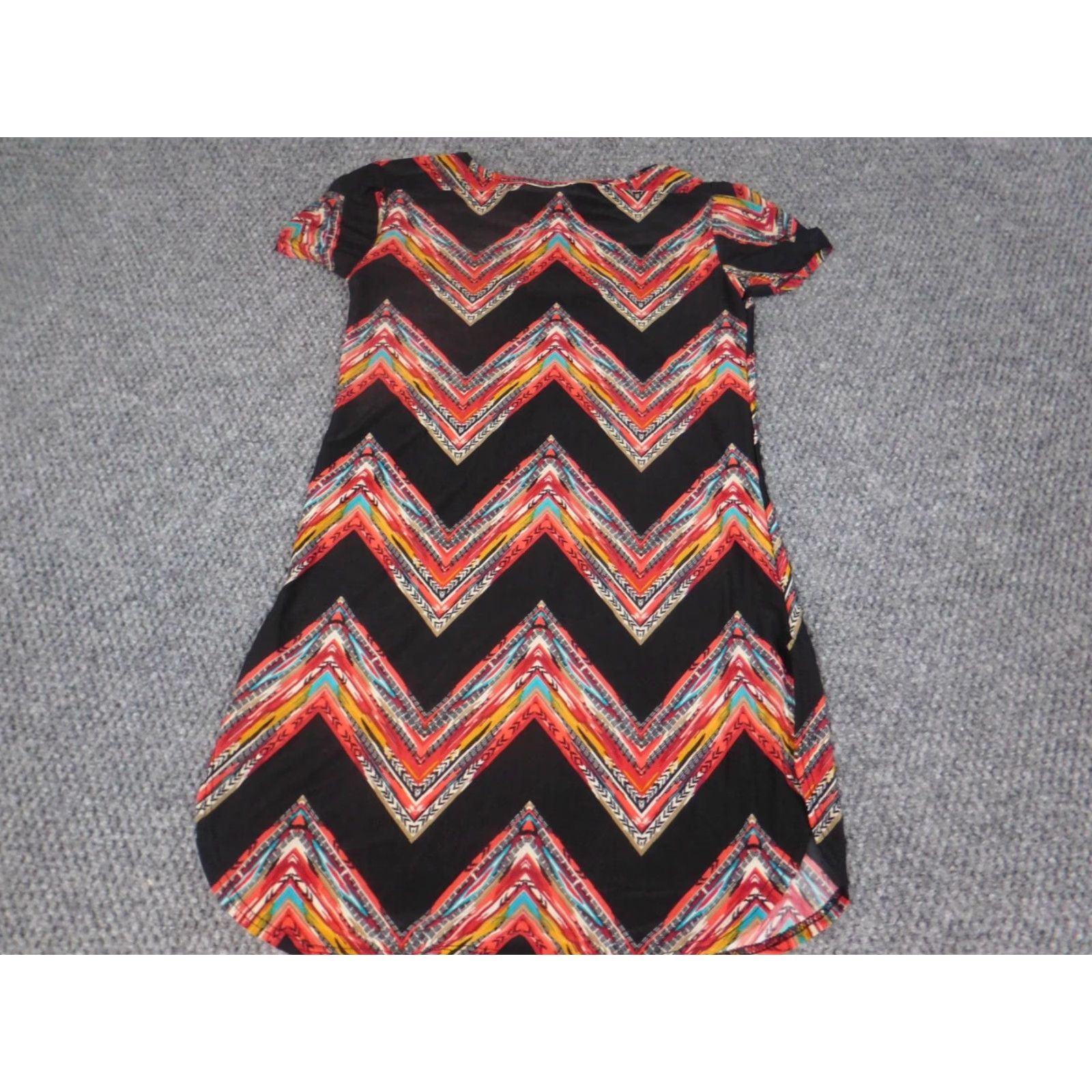 Vintage Sunny Leigh Blouse Shirt Womens S Red Crew Neck Sleeveless Pullover Stretch Geometric Pattern Casual Tunic Regular Size S / US 4 / IT 40 - 7 Thumbnail
