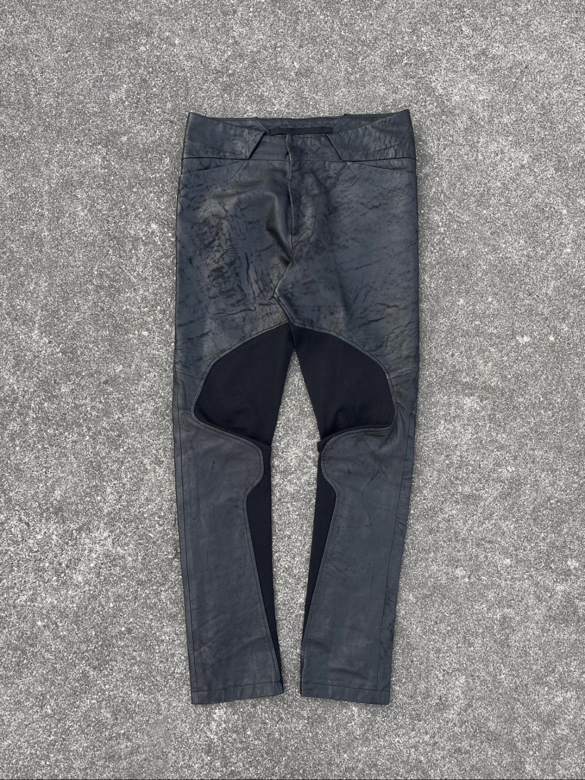 image of Avant Garde x Julius Leather Pants Fw 2015/16 in Black, Women's (Size 27)